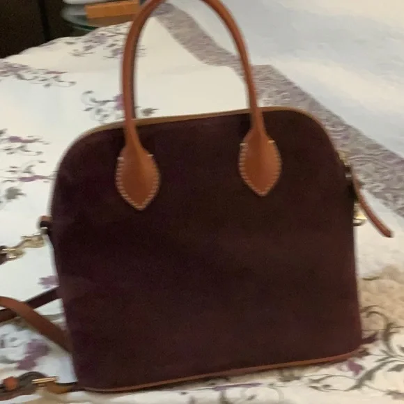 Dooney and Bourke suede satchel - Picture 5 of 12